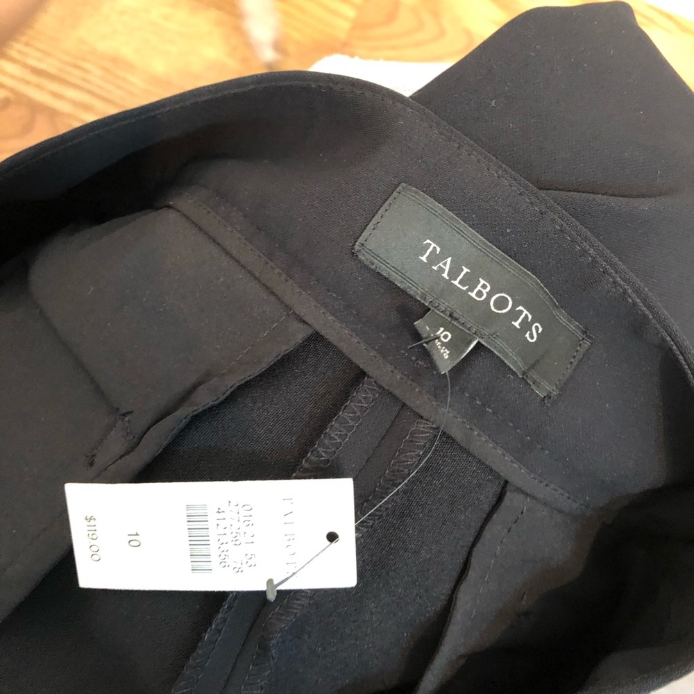 NWT Talbots Black Pant - Picture 6 of 7